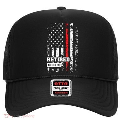 Retired Fire Chief Shirts Firefighter Rank Retirement Gift Hat
