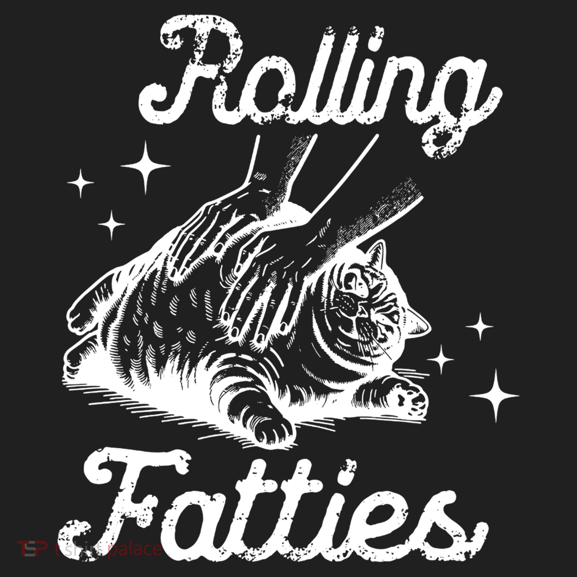 Rolling Fatties Cat Funny Women's Sweatshirt