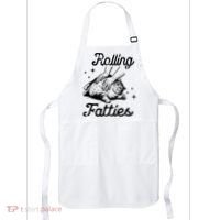 Rolling Fatties Cat Funny Apron thumb 0