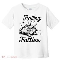 Rolling Fatties Cat Funny Toddler T-Shirt thumb 0