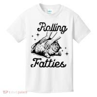 Rolling Fatties Cat Funny Kids T-Shirt thumb 0