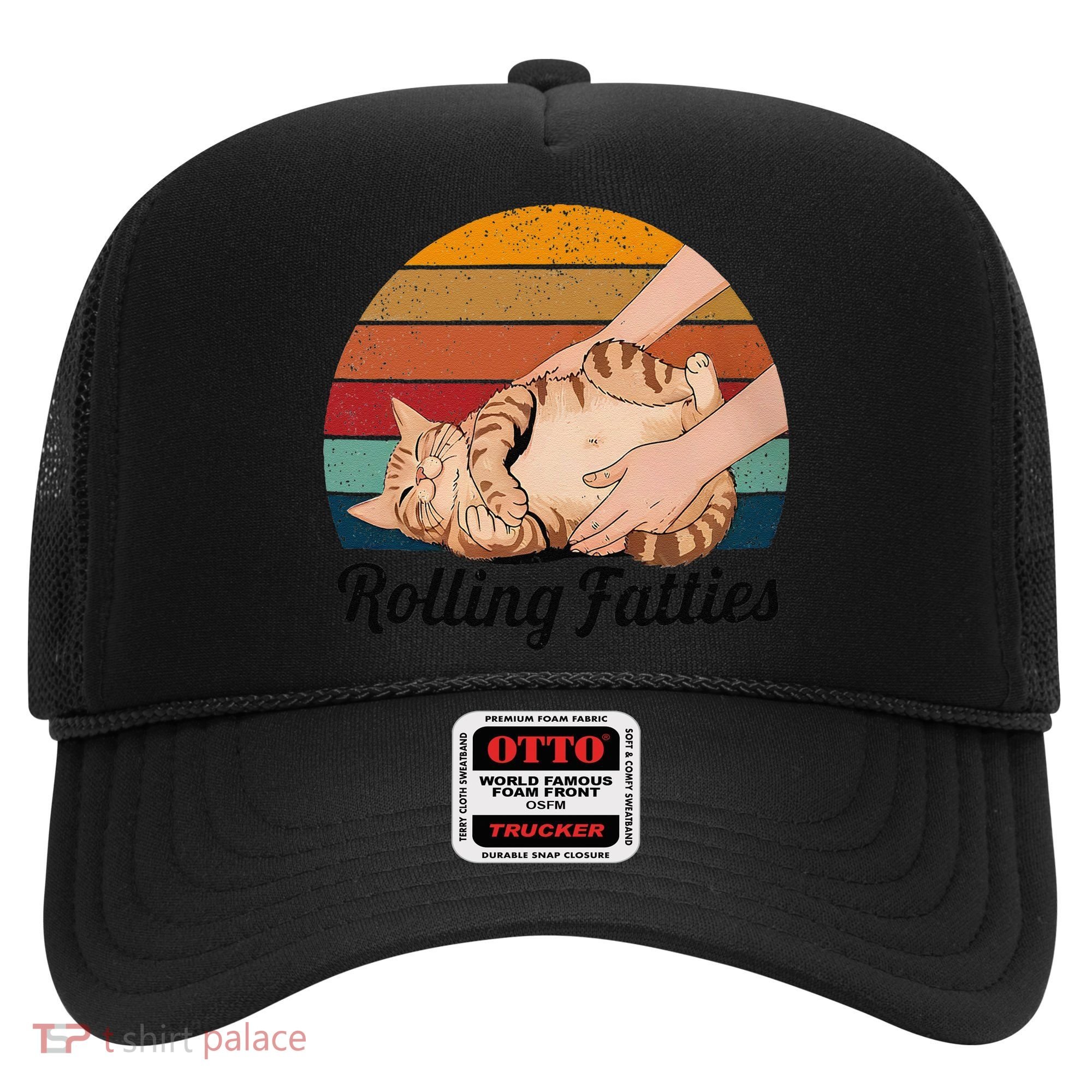 Rolling Fatties Cat Lover Humor Pet Cat Kitten Owner Hat