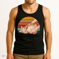 Rolling Fatties Cat Lover Humor Pet Cat Kitten Owner Tank Top thumb 3