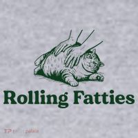 Rolling Fatties Cat Funny Cat Lover Kitten Owner Kitty Women's Sweatshirt thumb 2