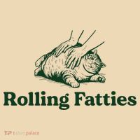 Rolling Fatties Cat Funny Cat Lover Kitten Owner Kitty Tote Bag thumb 4