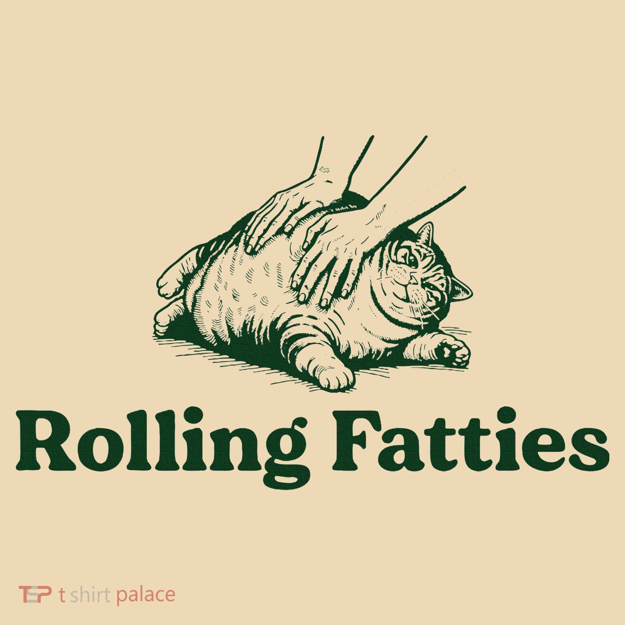 Rolling Fatties Cat Funny Cat Lover Kitten Owner Kitty Tote Bag