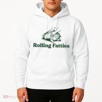 Rolling Fatties Cat Funny Cat Lover Kitten Owner Kitty Hoodie thumb 2