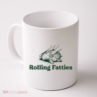 Rolling Fatties Cat Funny Cat Lover Kitten Owner Kitty Coffee Mug thumb 0