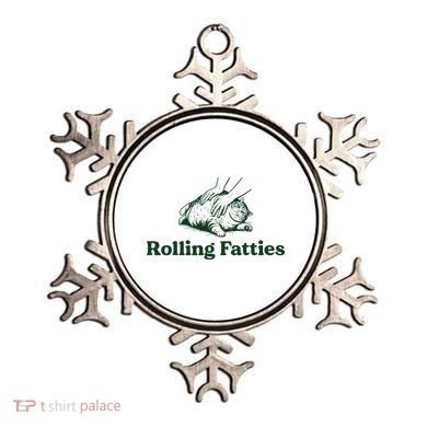 Rolling Fatties Cat Funny Cat Lover Kitten Owner Kitty Ornament