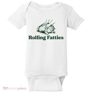 Rolling Fatties Cat Funny Cat Lover Kitten Owner Kitty Baby Bodysuit