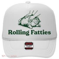 Rolling Fatties Cat Funny Cat Lover Kitten Owner Kitty Hat thumb 0