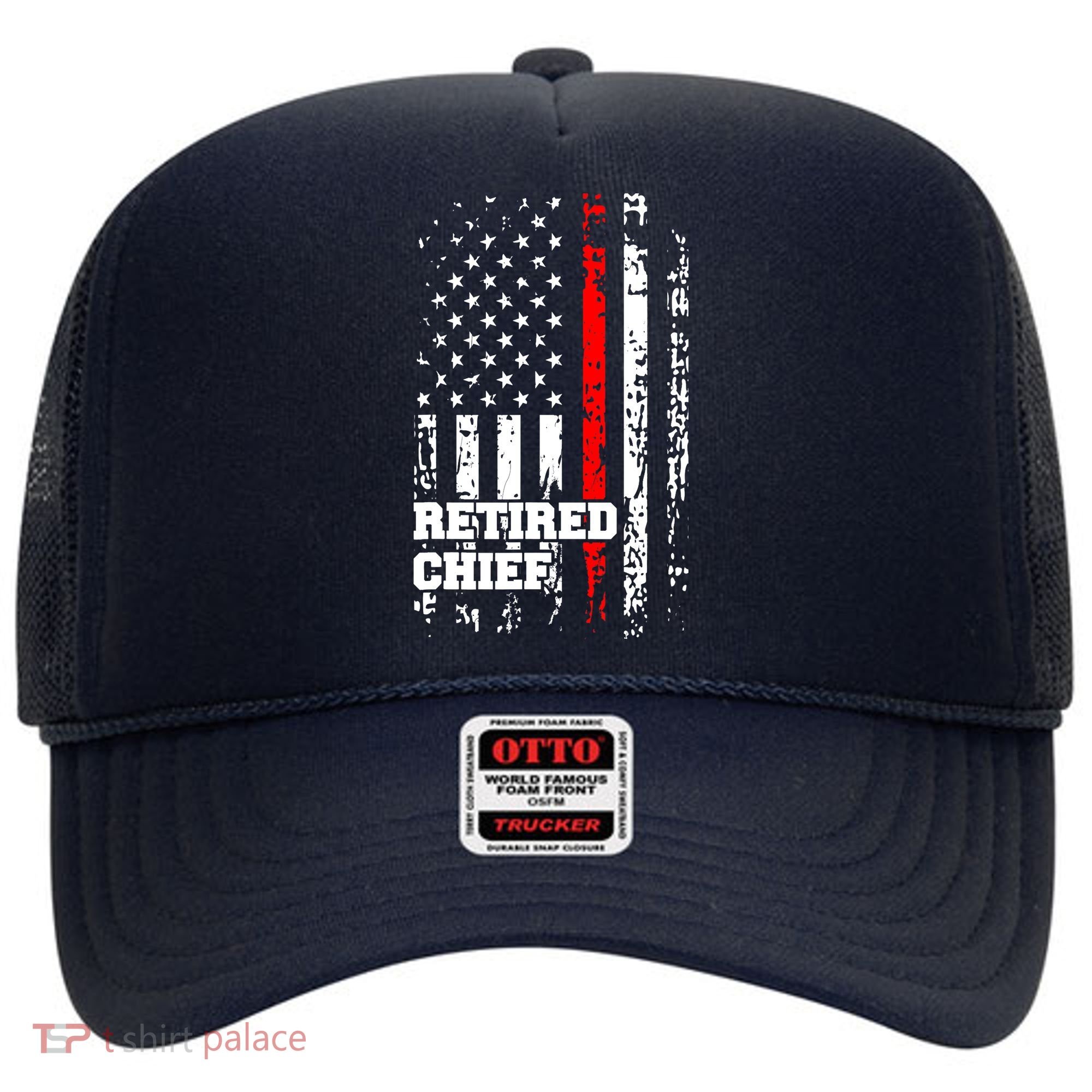Retired Fire Chief Firefighter Rank Retirement Gift Hat