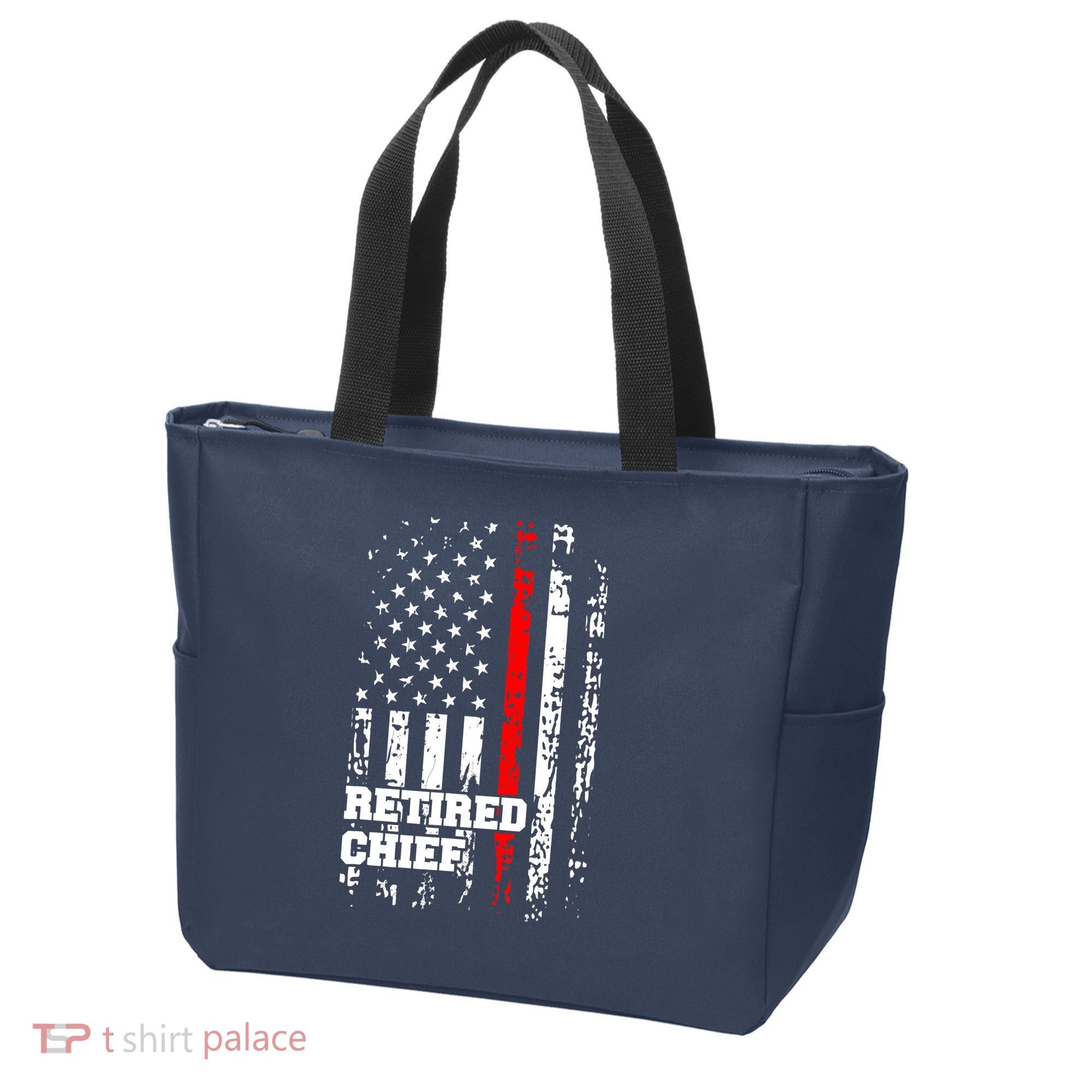 Retired Fire Chief Firefighter Rank Retirement Gift Tote Bag