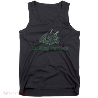 Rolling Fatties Cat Funny Cute Tank Top