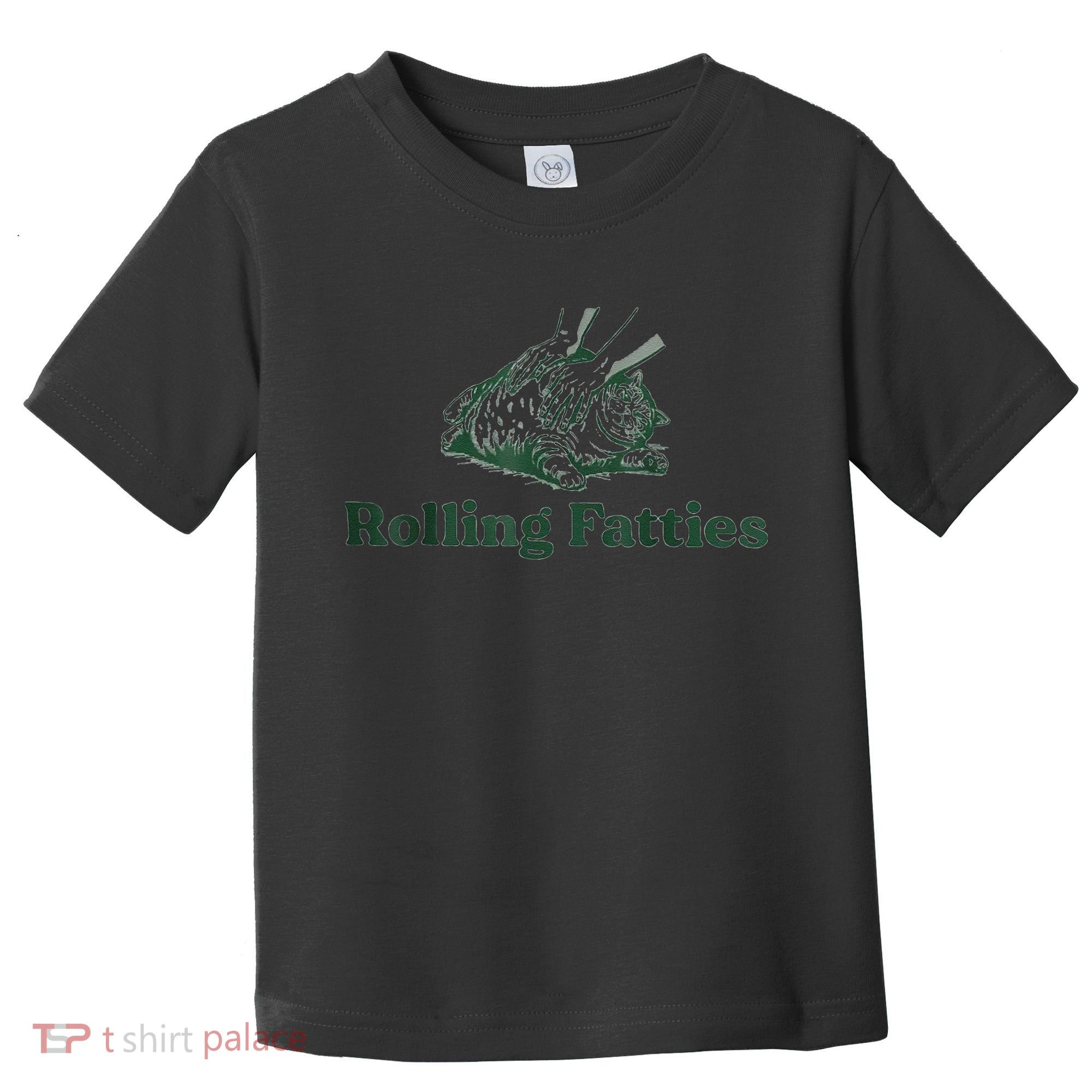 Rolling Fatties Cat Funny Cute Toddler T-Shirt