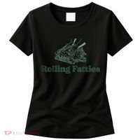 Rolling Fatties Cat Funny Cute Women's T-Shirt thumb 0