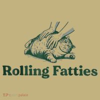 Rolling Fatties Cat Funny Cute Hoodie thumb 7