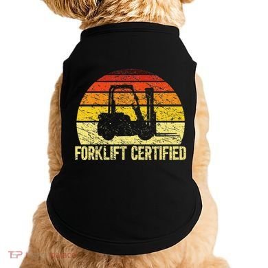 Retro Forklift Certified Forklift Operator Lift Truck Driver Doggie Tank