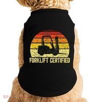 Retro Forklift Certified Forklift Operator Lift Truck Driver Doggie Tank thumb 0