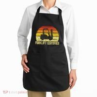 Retro Forklift Certified Forklift Operator Lift Truck Driver Apron thumb 2