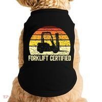 Retro Forklift Certified Forklift Operator Lift Truck Driver Doggie Tank thumb 0