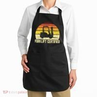 Retro Forklift Certified Forklift Operator Lift Truck Driver Apron thumb 2