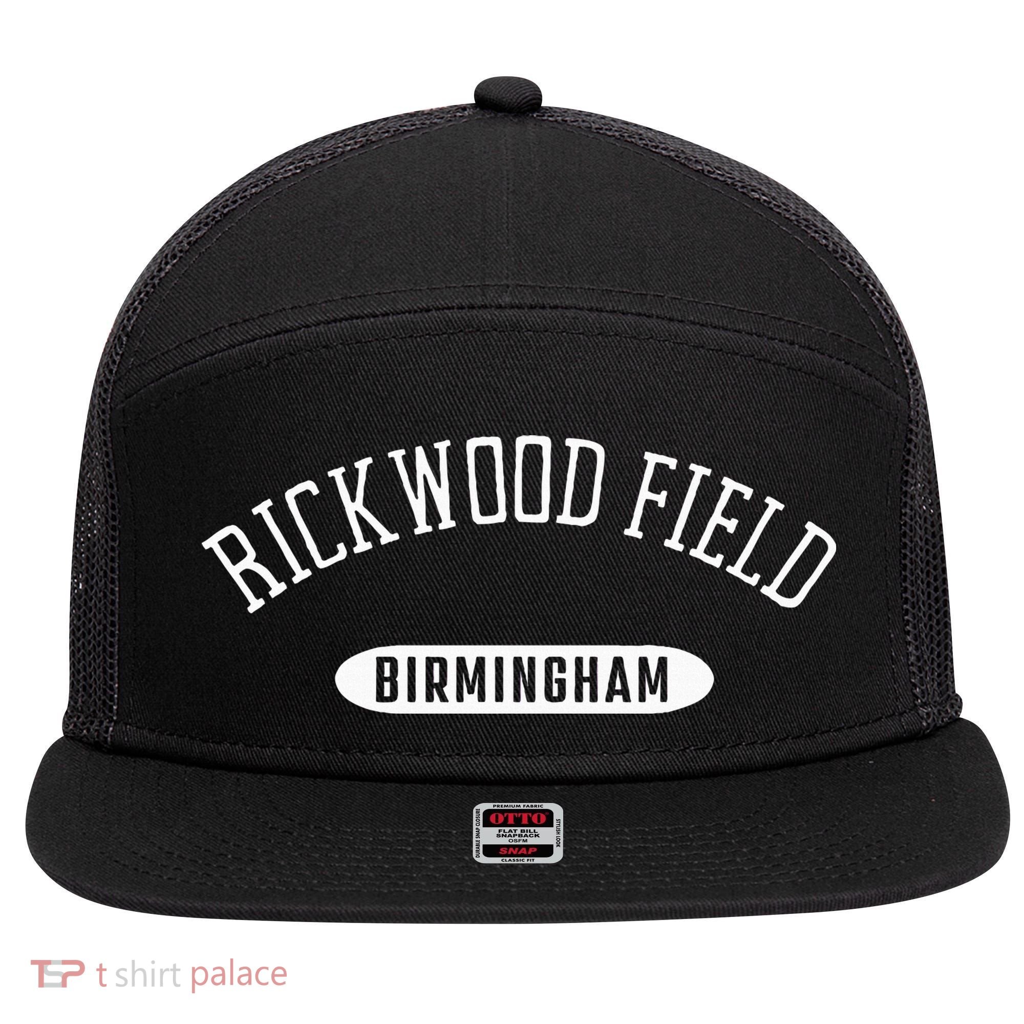 Rickwood Field Classic Style Birmingham Alabama 7 Panel Mesh Trucker Snapback Hat