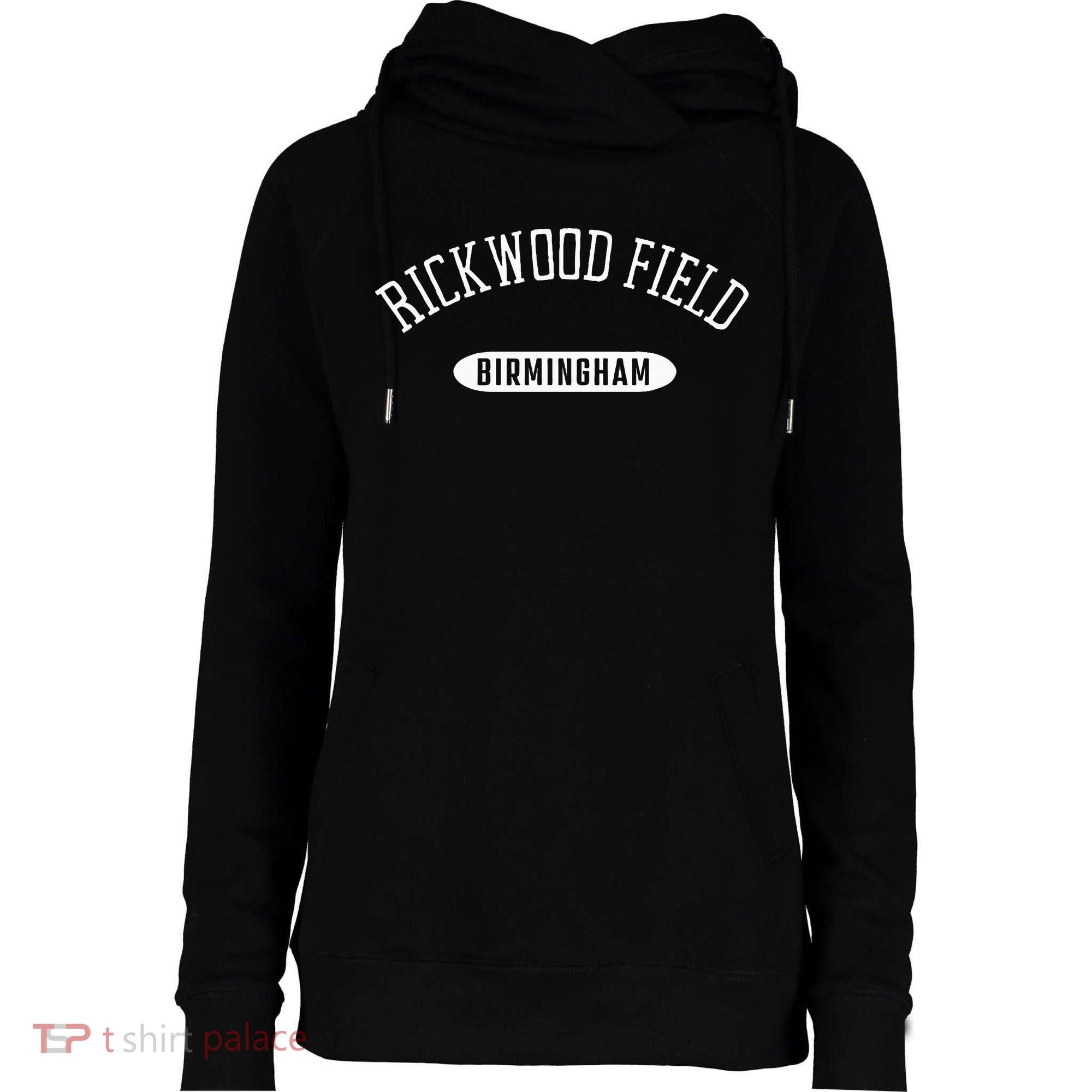 Rickwood Field Classic Style Birmingham Alabama Womens Funnel Neck Pullover Hood