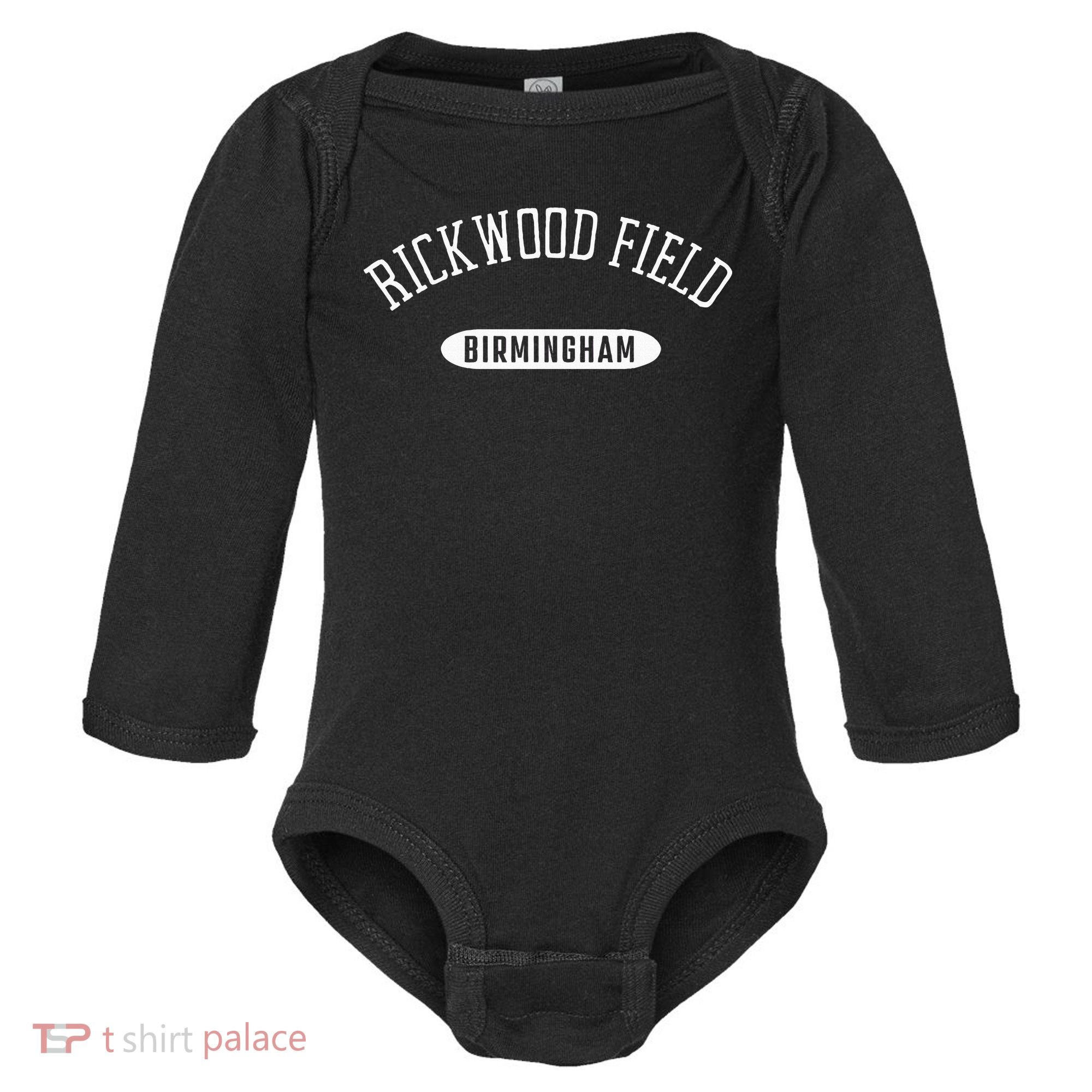Rickwood Field Classic Style Birmingham Alabama Baby Long Sleeve Bodysuit