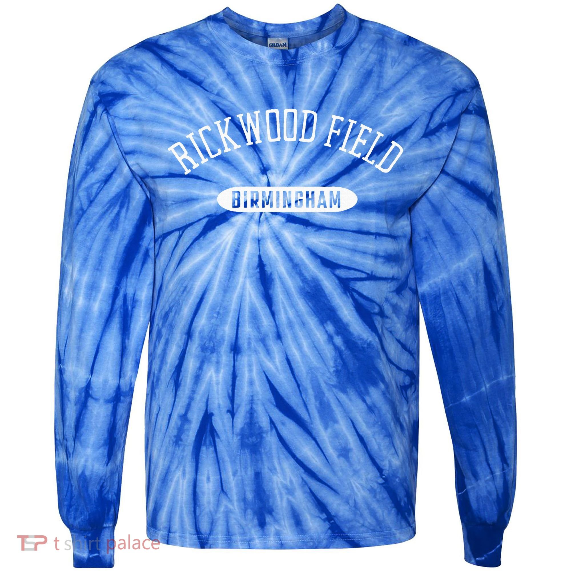Rickwood Field Classic Style Birmingham Alabama Tie-Dye Long Sleeve Shirt