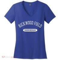 Rickwood Field Classic Style Birmingham Alabama Women's V-Neck T-Shirt thumb 0