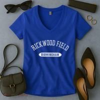 Rickwood Field Classic Style Birmingham Alabama Women's V-Neck T-Shirt thumb 2