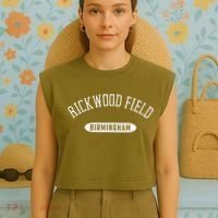 Rickwood Field Classic Style Birmingham Alabama Garment-Dyed Women's Muscle Tee thumb 4