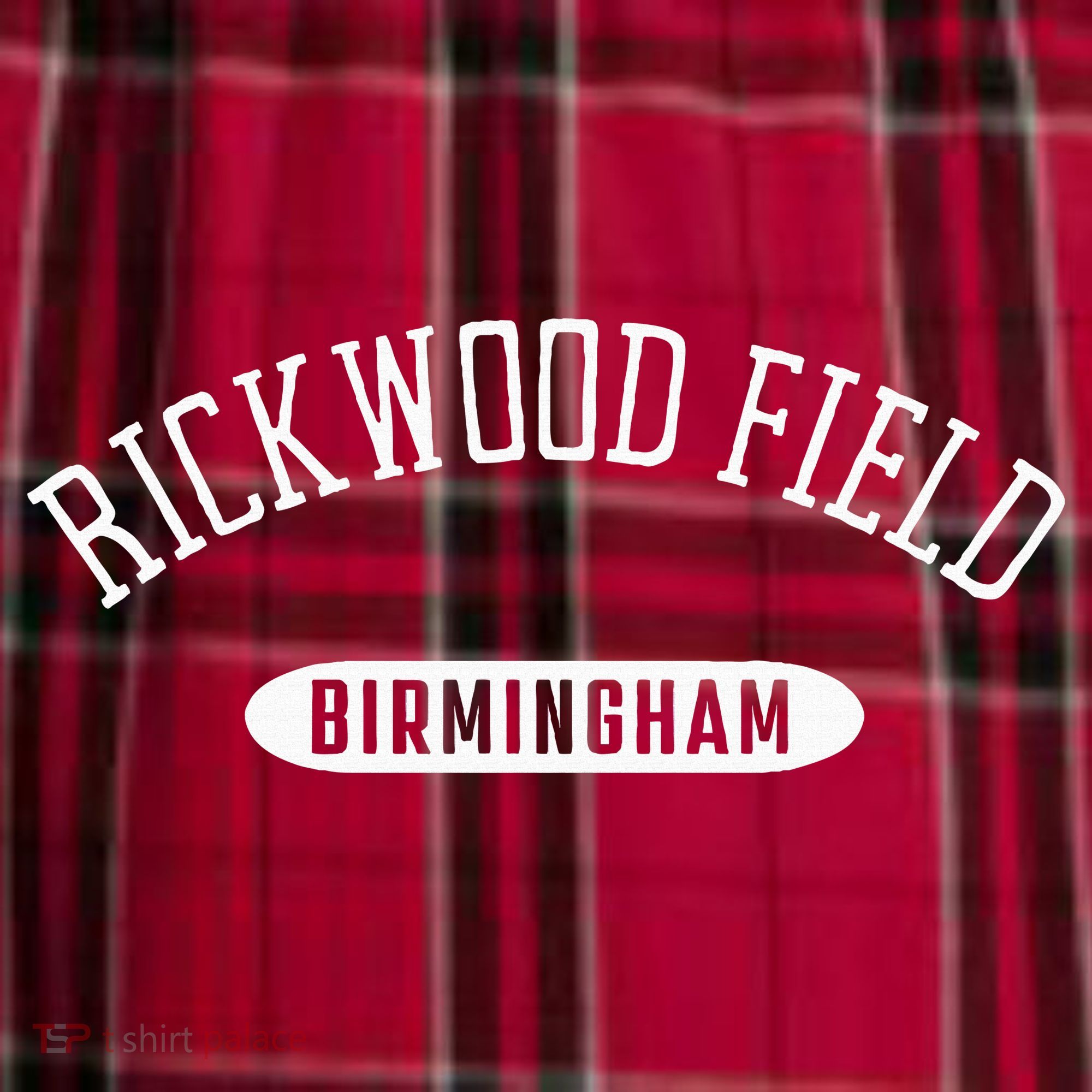Rickwood Field Classic Style Birmingham Alabama Men's Flannel Plaid Pajama Pants