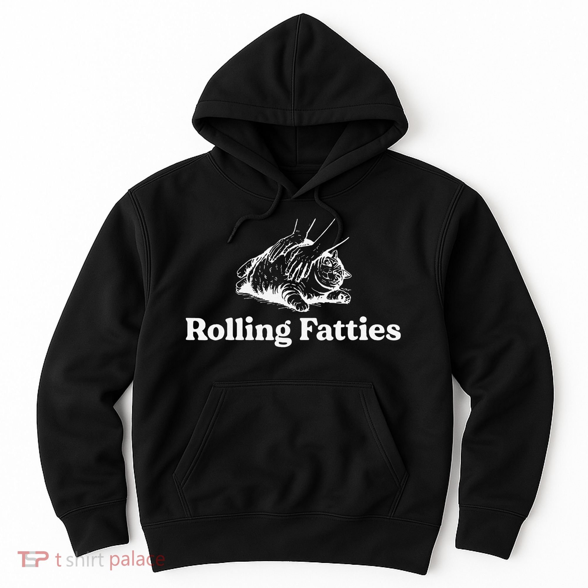 Rolling Fatties Cat Lover Funny Cat Kitten Gift Hoodie