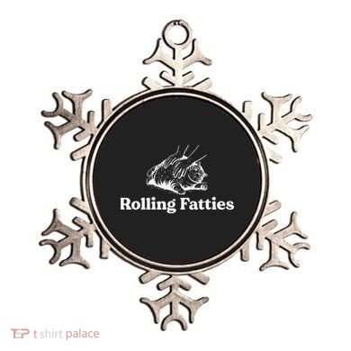 Rolling Fatties Cat Lover Funny Cat Kitten Gift Ornament