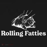 Rolling Fatties Cat Lover Funny Cat Kitten Gift Ornament thumb 1