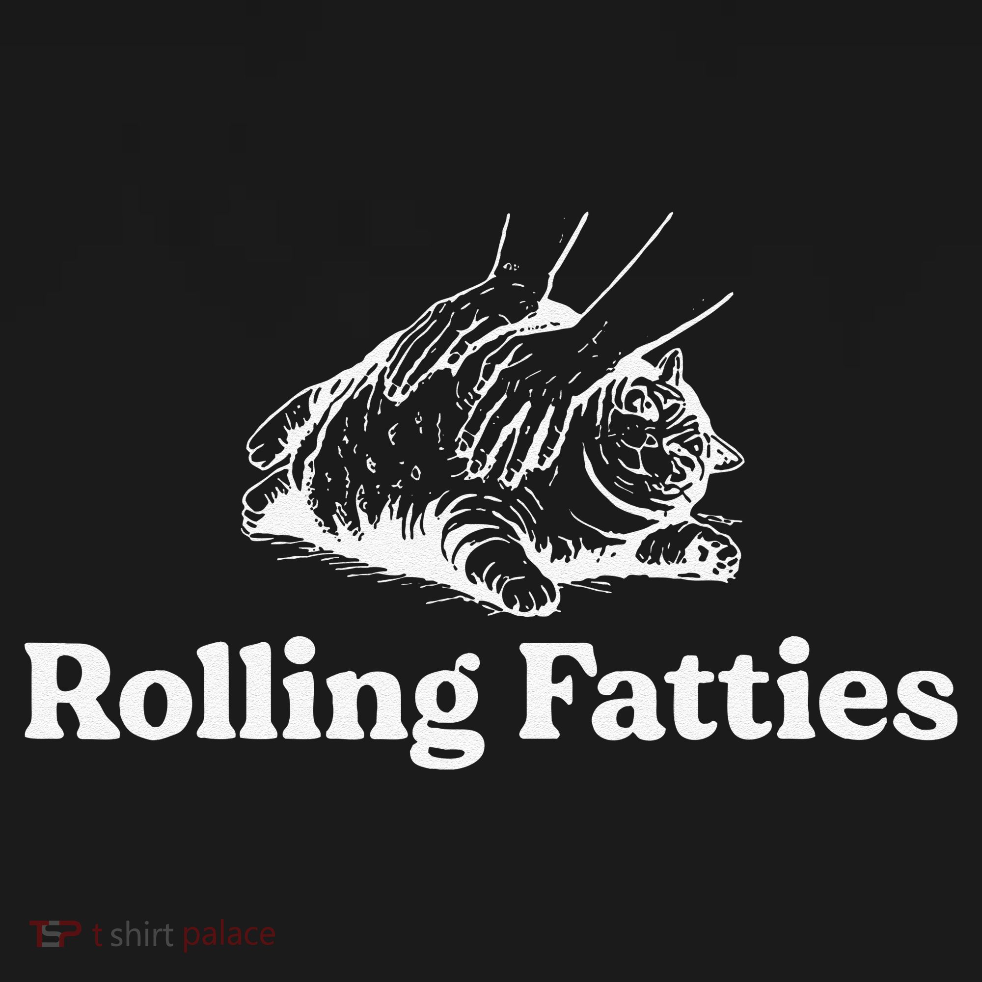 Rolling Fatties Cat Lover Funny Cat Kitten Gift Women's Tank Top