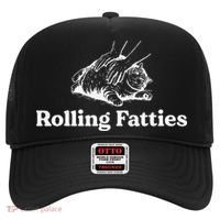 Rolling Fatties Cat Lover Funny Cat Kitten Gift Hat thumb 0