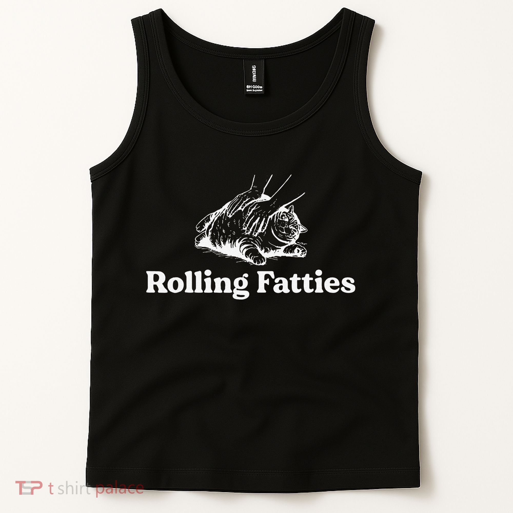 Rolling Fatties Cat Lover Funny Cat Kitten Gift Tank Top