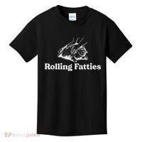 Rolling Fatties Cat Lover Funny Cat Kitten Gift Kids T-Shirt thumb 0