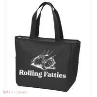 Rolling Fatties Cat Lover Funny Cat Kitten Gift Tote Bag thumb 3