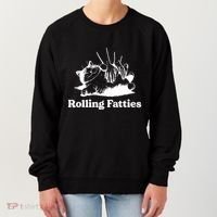 Rolling Fatties Cat Funny Cat Lovers Women's Sweatshirt thumb 0
