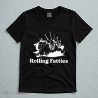 Rolling Fatties Cat Funny Cat Lovers T-Shirt thumb 5