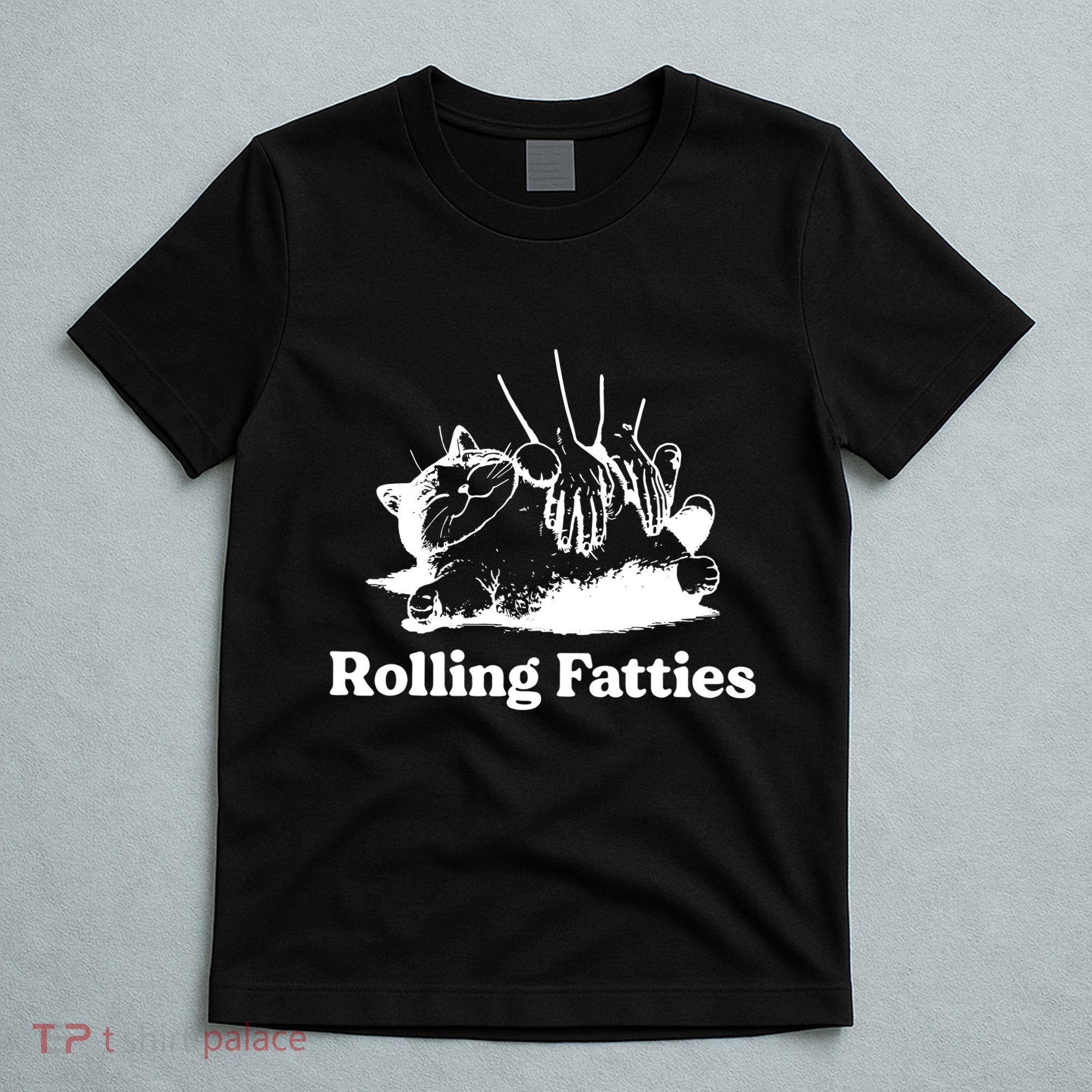 Rolling Fatties Cat Funny Cat Lovers T-Shirt