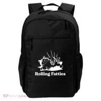 Rolling Fatties Cat Funny Cat Lovers Backpack thumb 0