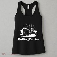 Rolling Fatties Cat Funny Cat Lovers Women's Tank Top thumb 3
