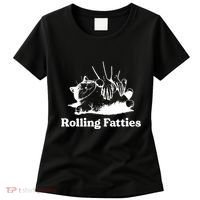 Rolling Fatties Cat Funny Cat Lovers Women's T-Shirt thumb 0