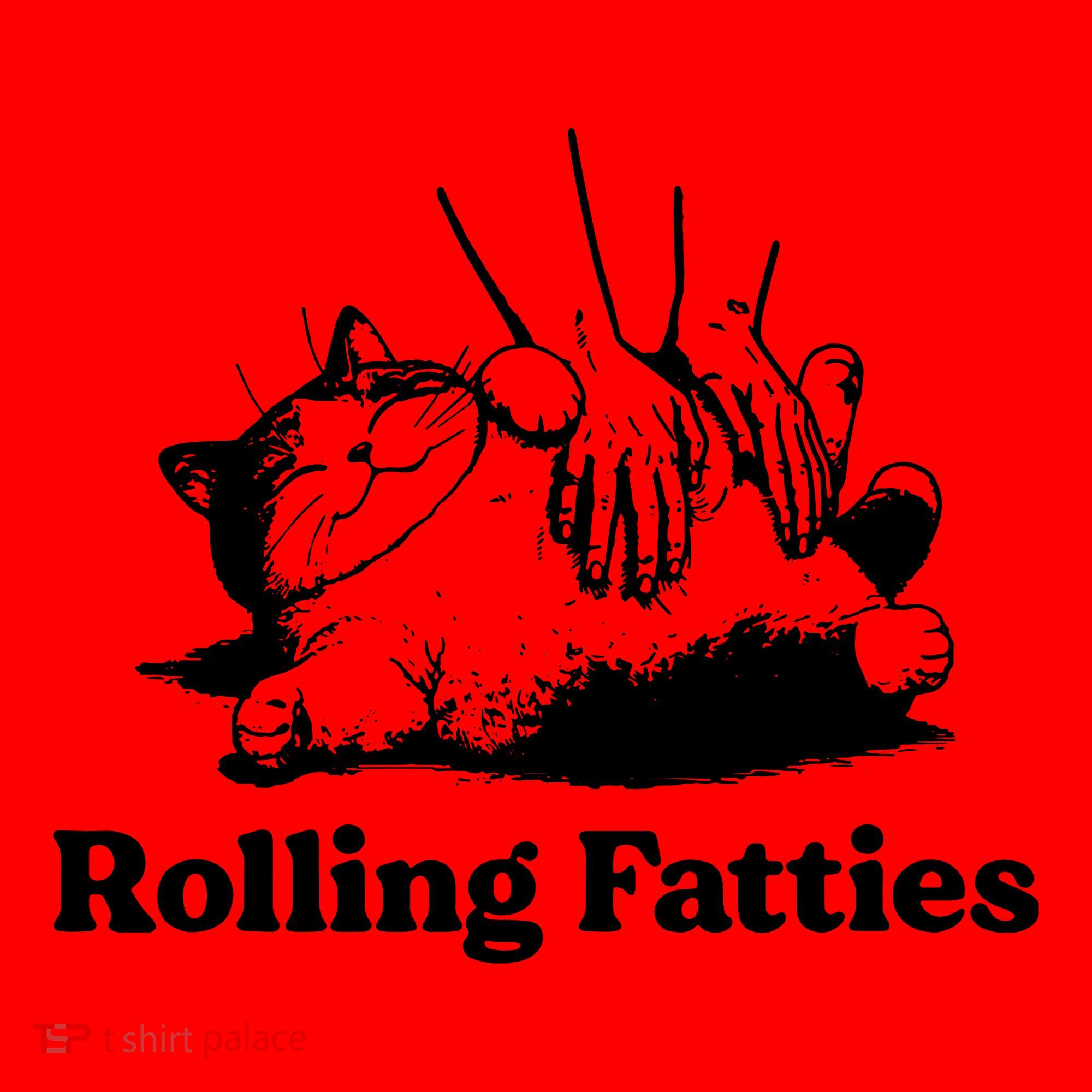 Rolling Fatties Cat Funny Cat Lovers Santa Hat
