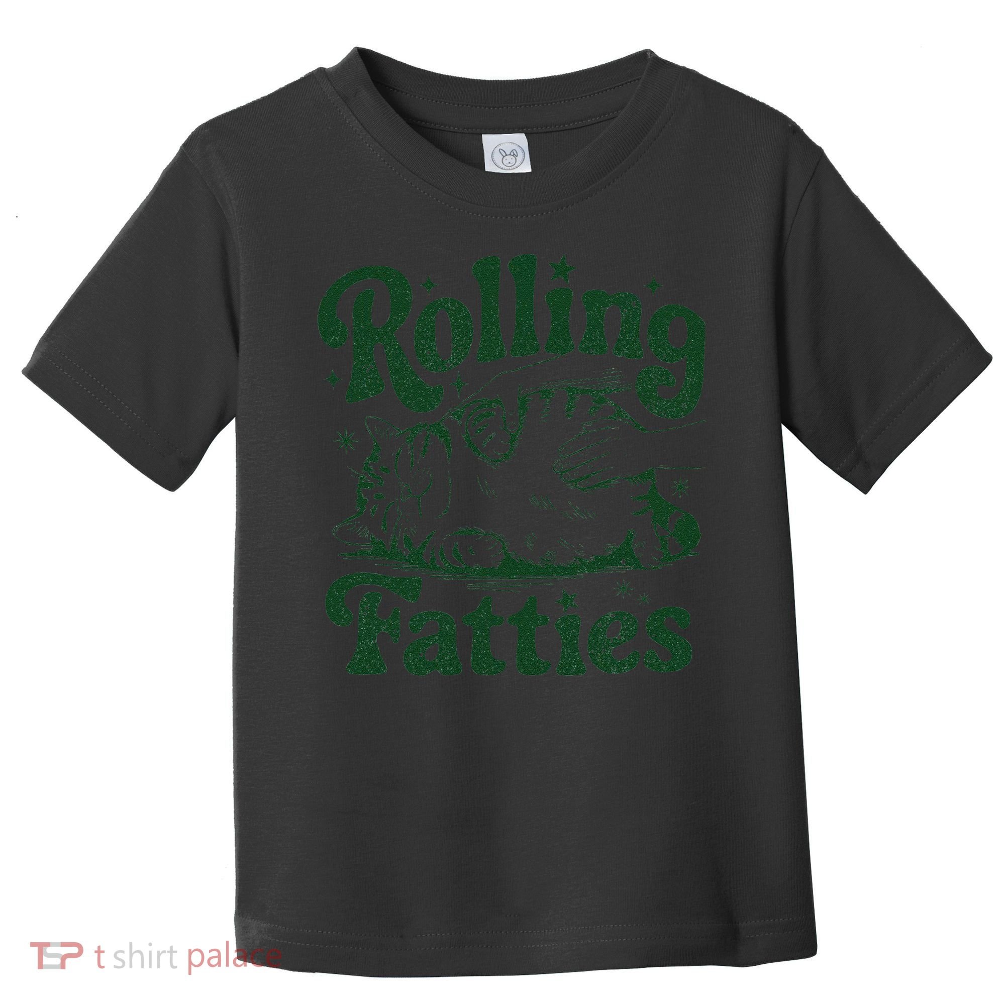 Rolling Fatties Cat Funny Cute Cat Lover Kitten Owner Kitty Toddler T-Shirt